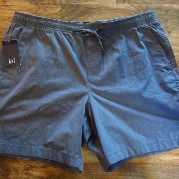 NWT- MENS GAP Gray Pull On Shorts size XXL - Picture 1 of 10